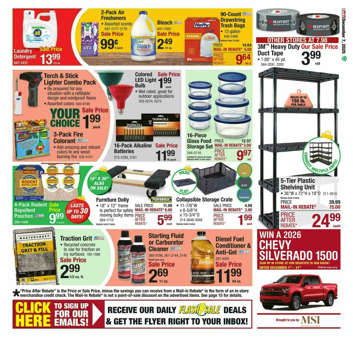 Menards Christmas Home & Gift Sale Weekly Ad from November 29