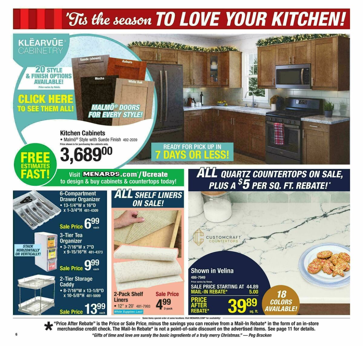 Menards Home for Christmas Sale Weekly Ad from December 3