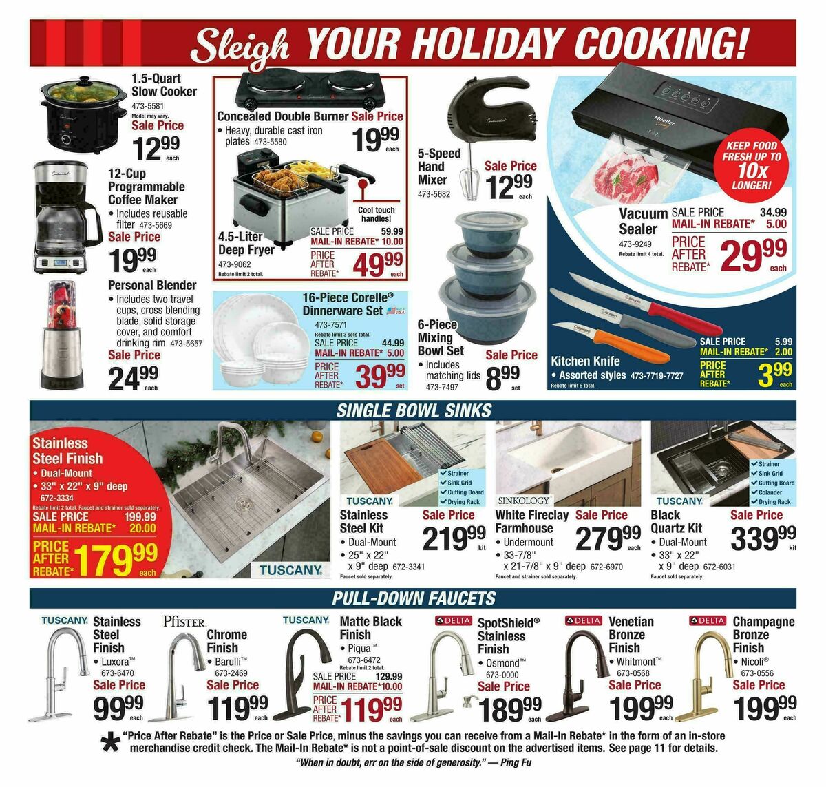 Menards Home for Christmas Sale Weekly Ad from December 3