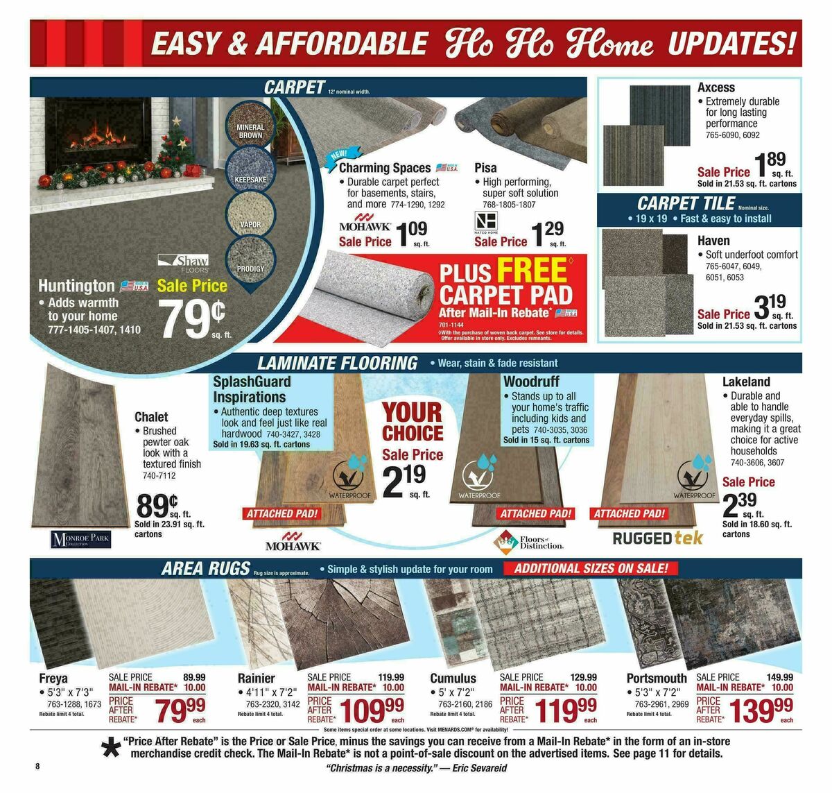 Menards Home for Christmas Sale Weekly Ad from December 3