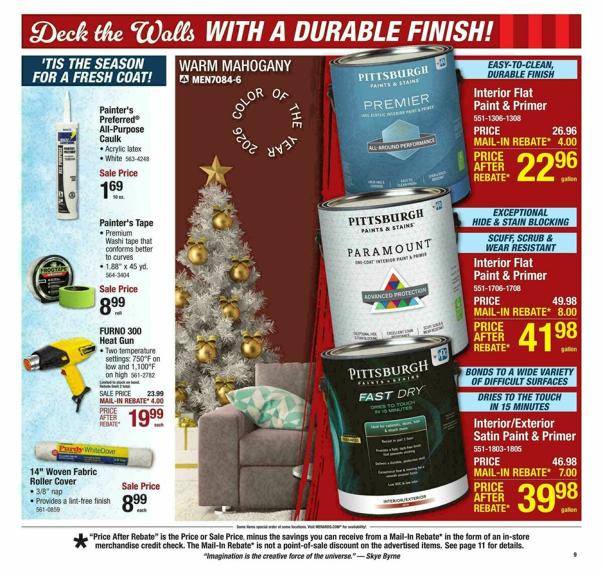 Menards Home for Christmas Sale Weekly Ad from December 3