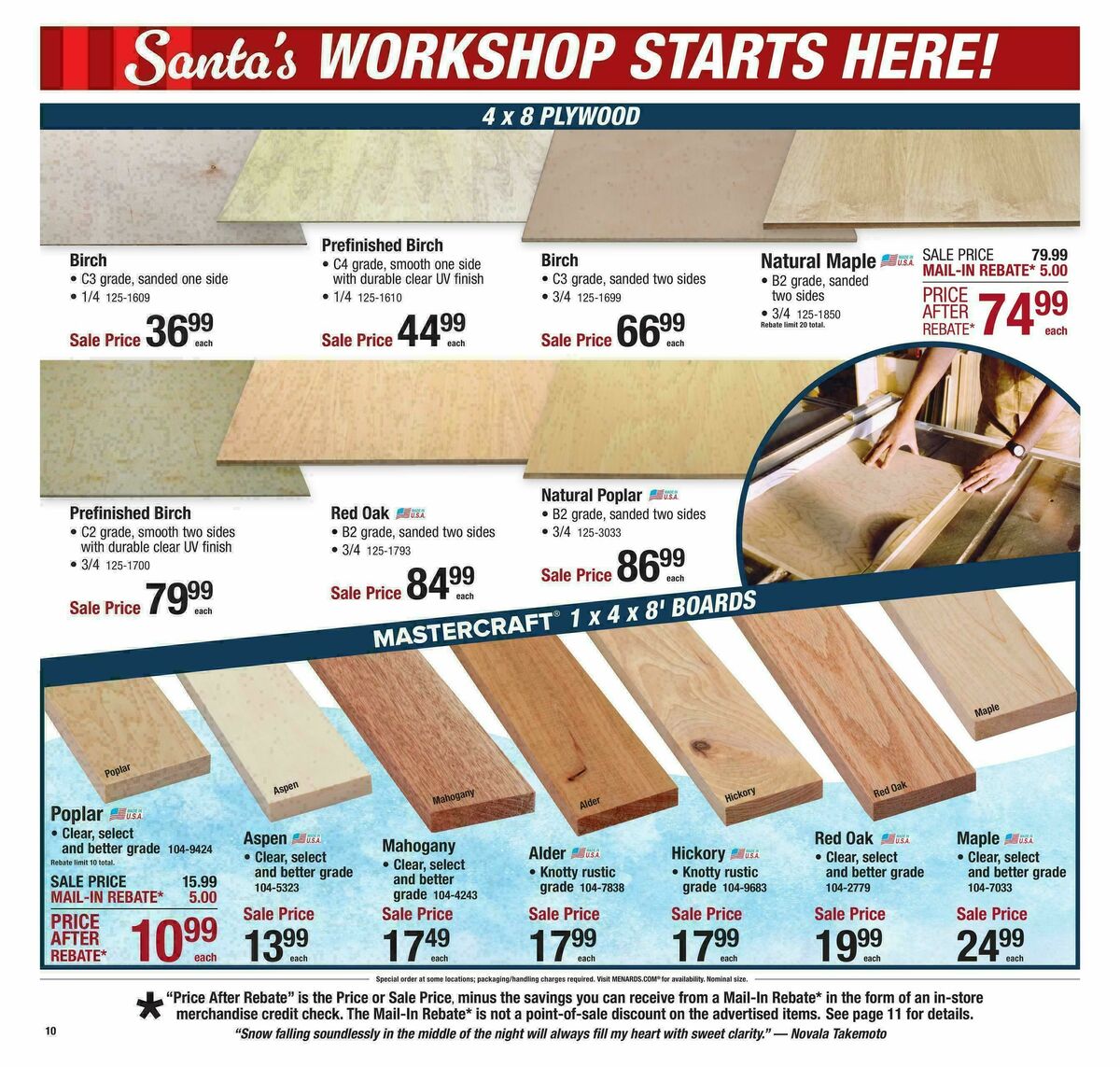 Menards Home for Christmas Sale Weekly Ad from December 3
