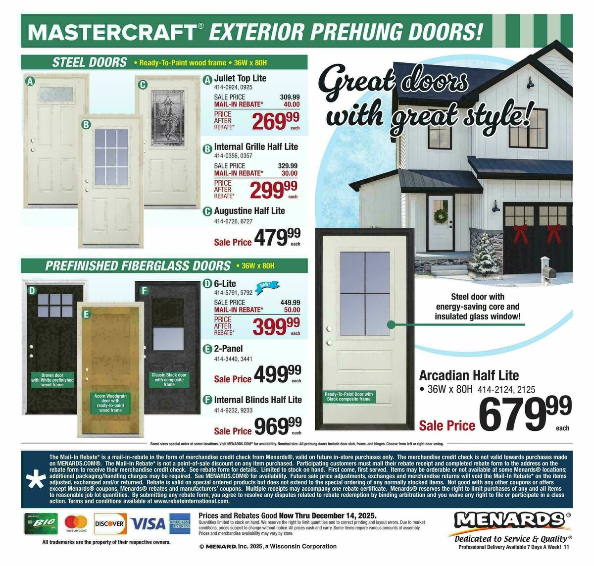 Menards Home for Christmas Sale Weekly Ad from December 3