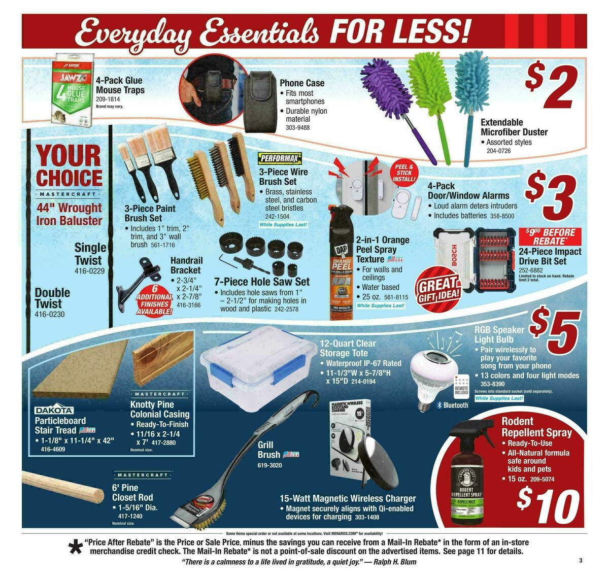 Menards Home for Christmas Sale Weekly Ad from December 3