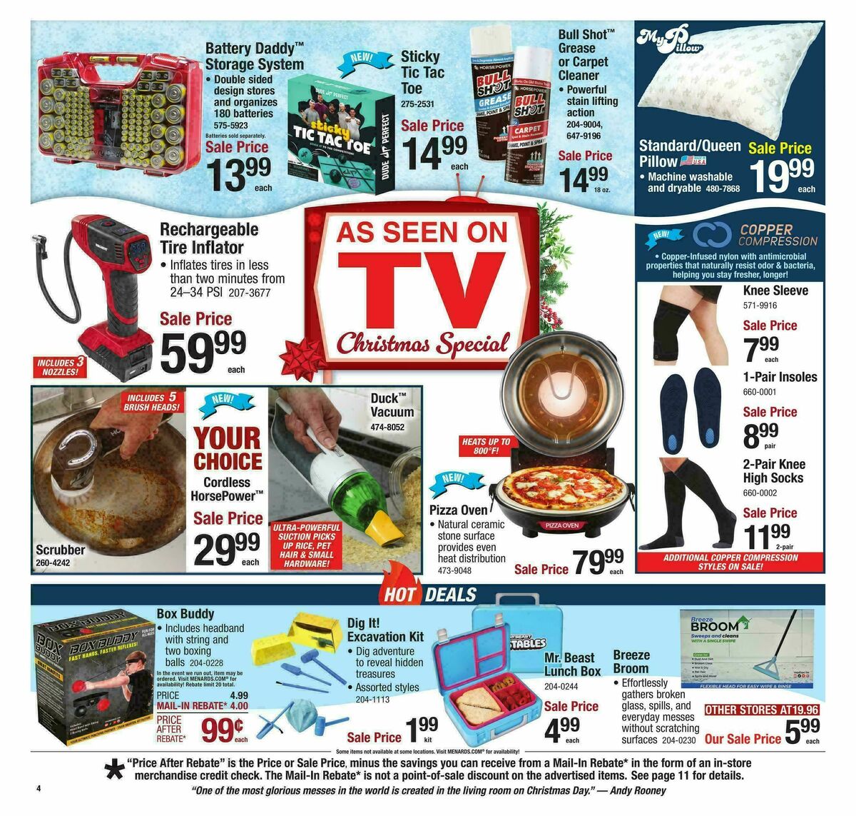 Menards Home for Christmas Sale Weekly Ad from December 3