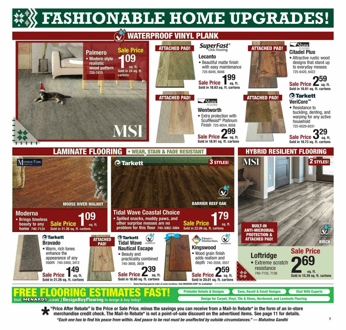 Menards Magic of Christmas Sale Weekly Ad from December 10