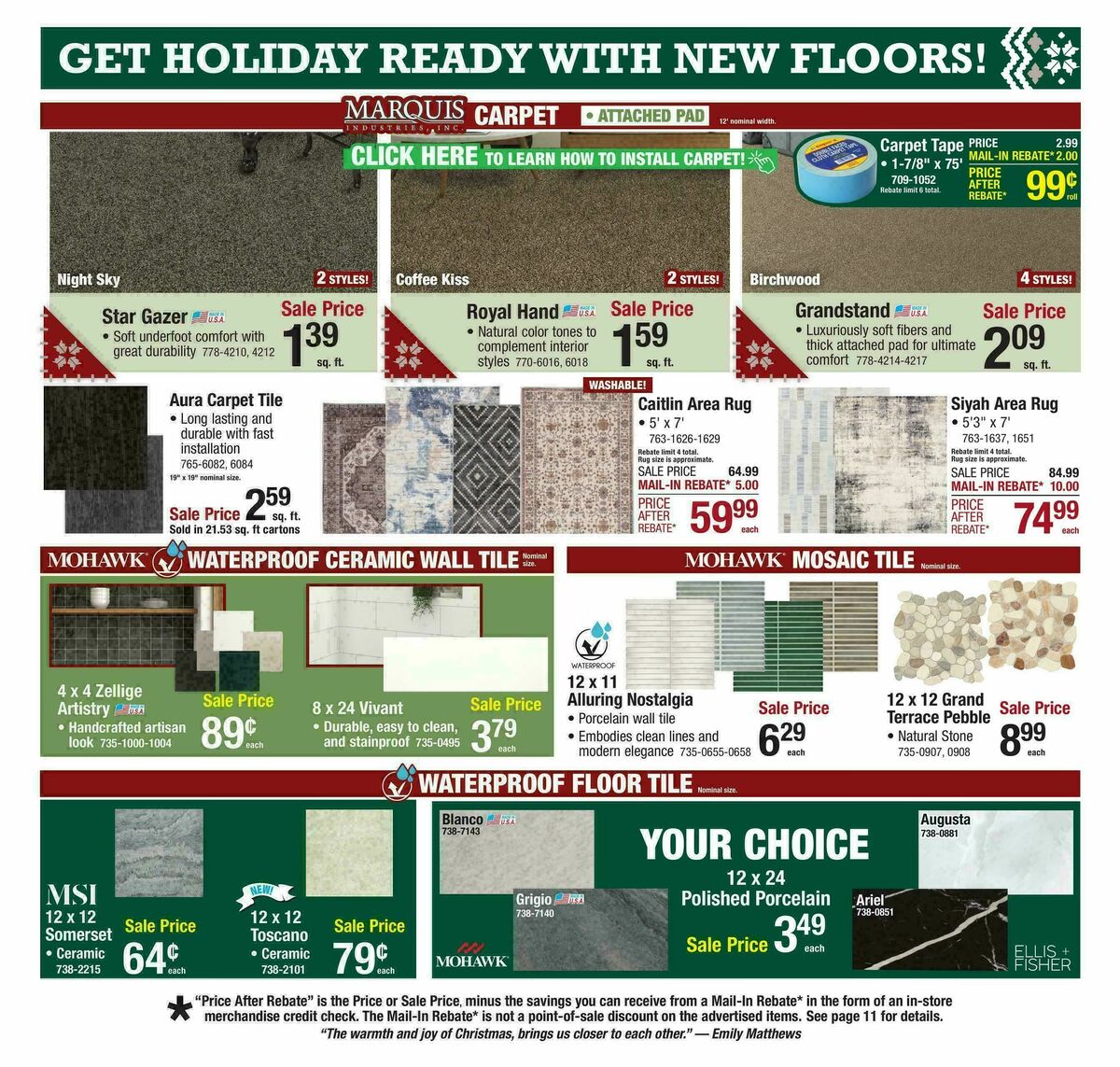 Menards Magic of Christmas Sale Weekly Ad from December 10