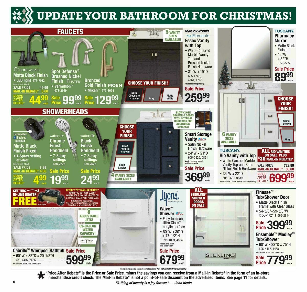 Menards Magic of Christmas Sale Weekly Ad from December 10