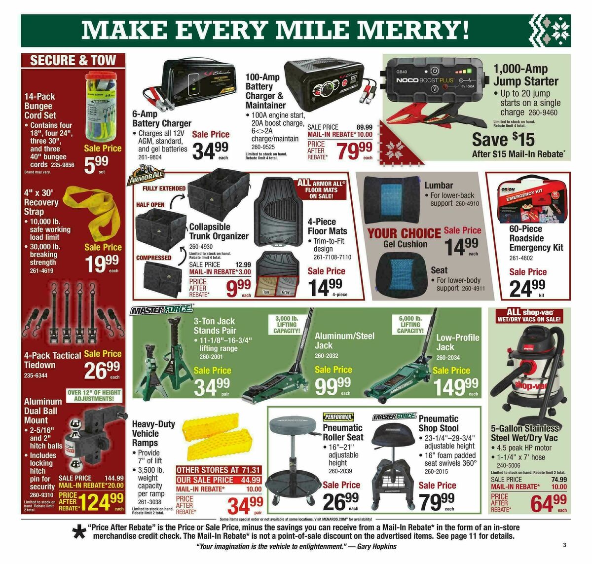 Menards Magic of Christmas Sale Weekly Ad from December 10