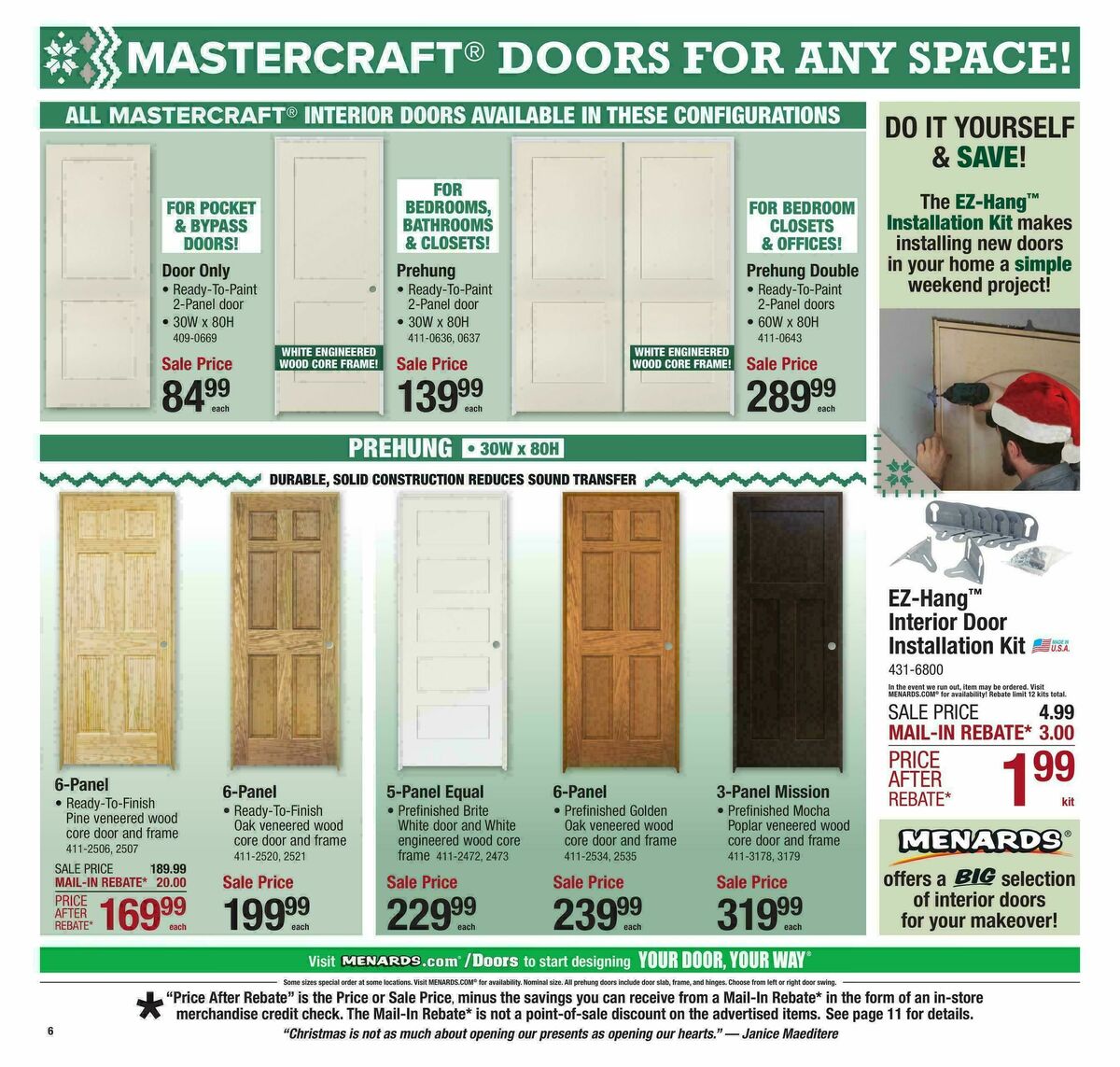 Menards Magic of Christmas Sale Weekly Ad from December 10
