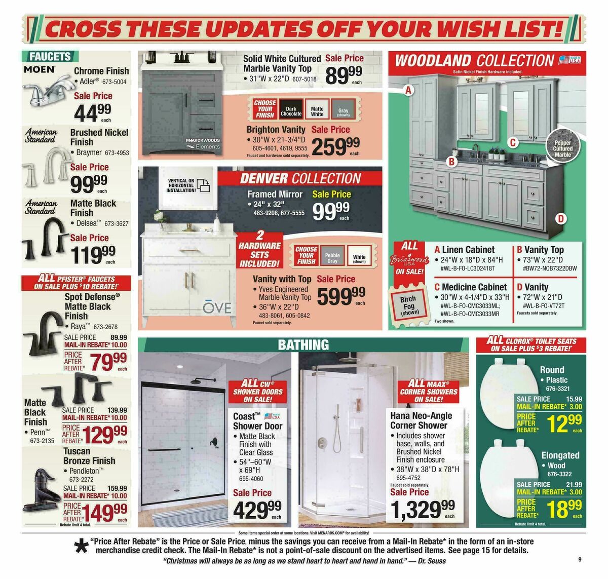 Menards Last Minute Christmas Gifts & Projects Sale Weekly Ad from December 17