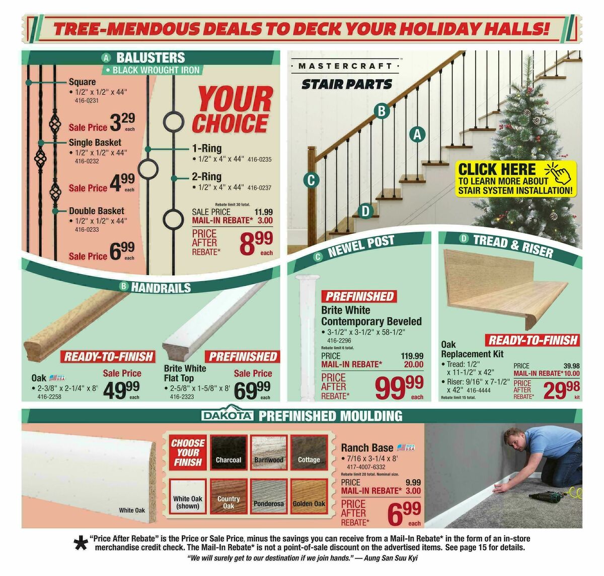 Menards Last Minute Christmas Gifts & Projects Sale Weekly Ad from December 17