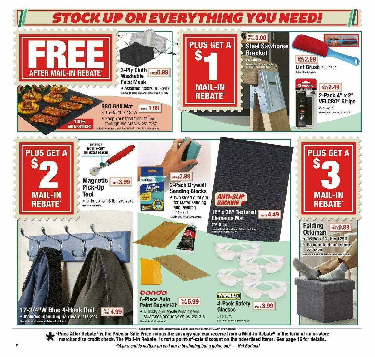 Menards Last Minute Christmas Gifts & Projects Sale Weekly Ad from December 17