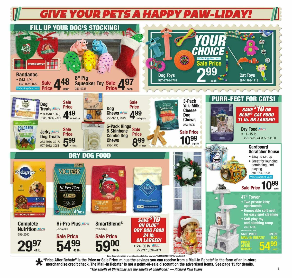 Menards Last Minute Christmas Gifts & Projects Sale Weekly Ad from December 17