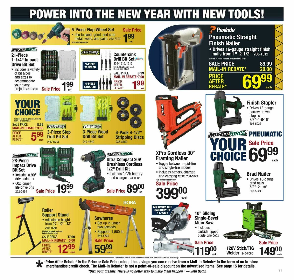 Menards Weekly Ad from December 31