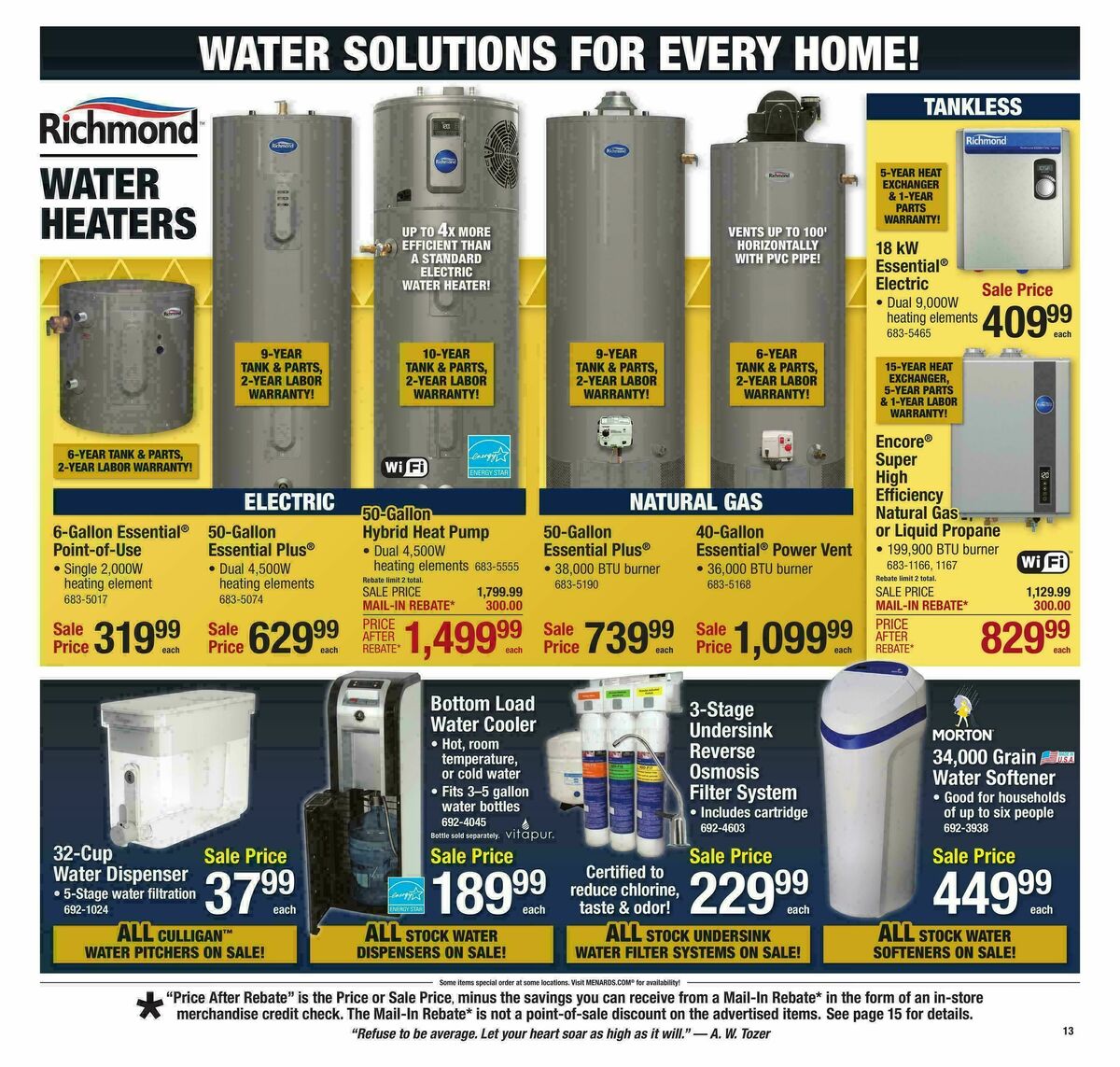 Menards Weekly Ad from December 31