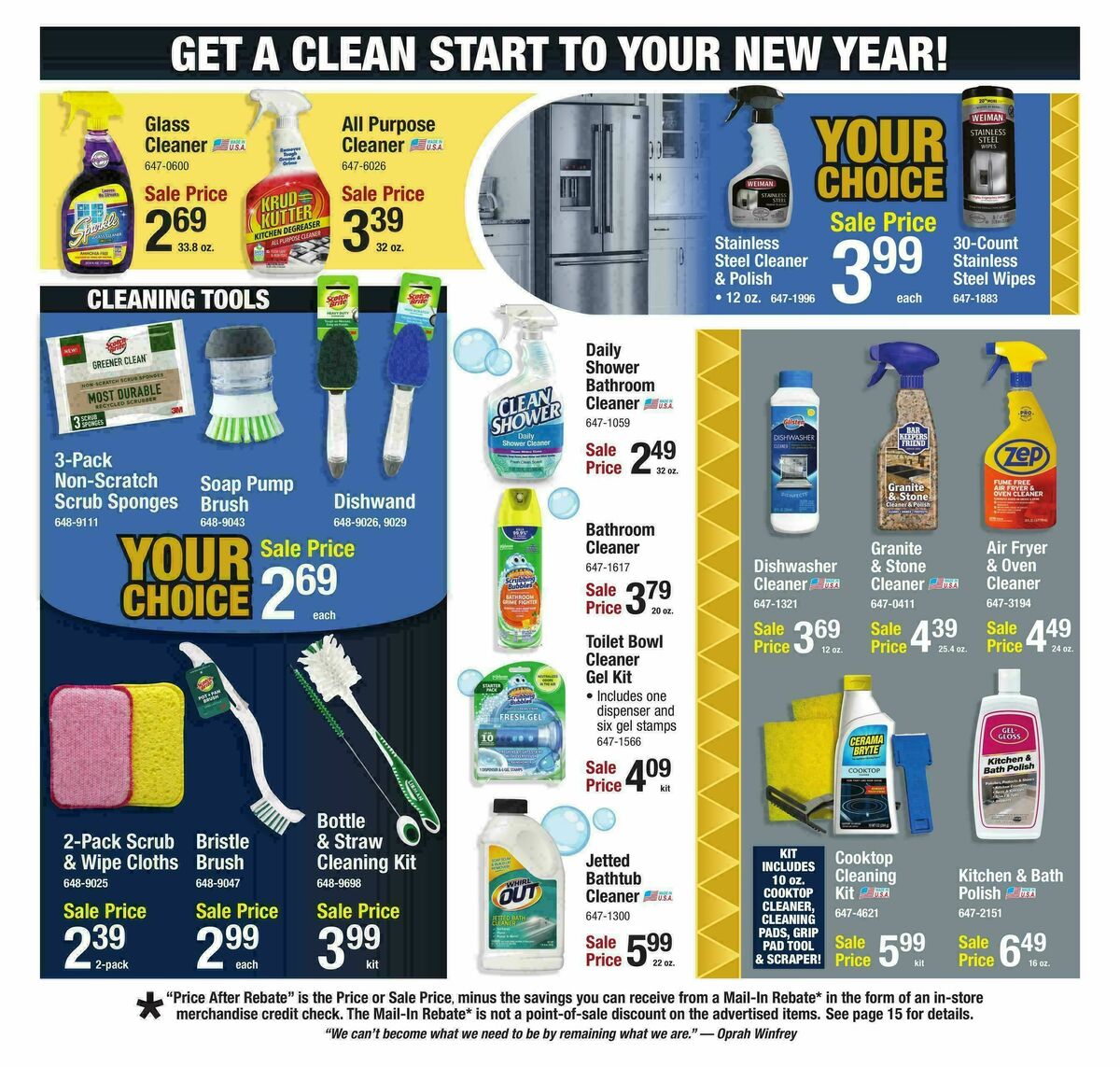 Menards Weekly Ad from December 31