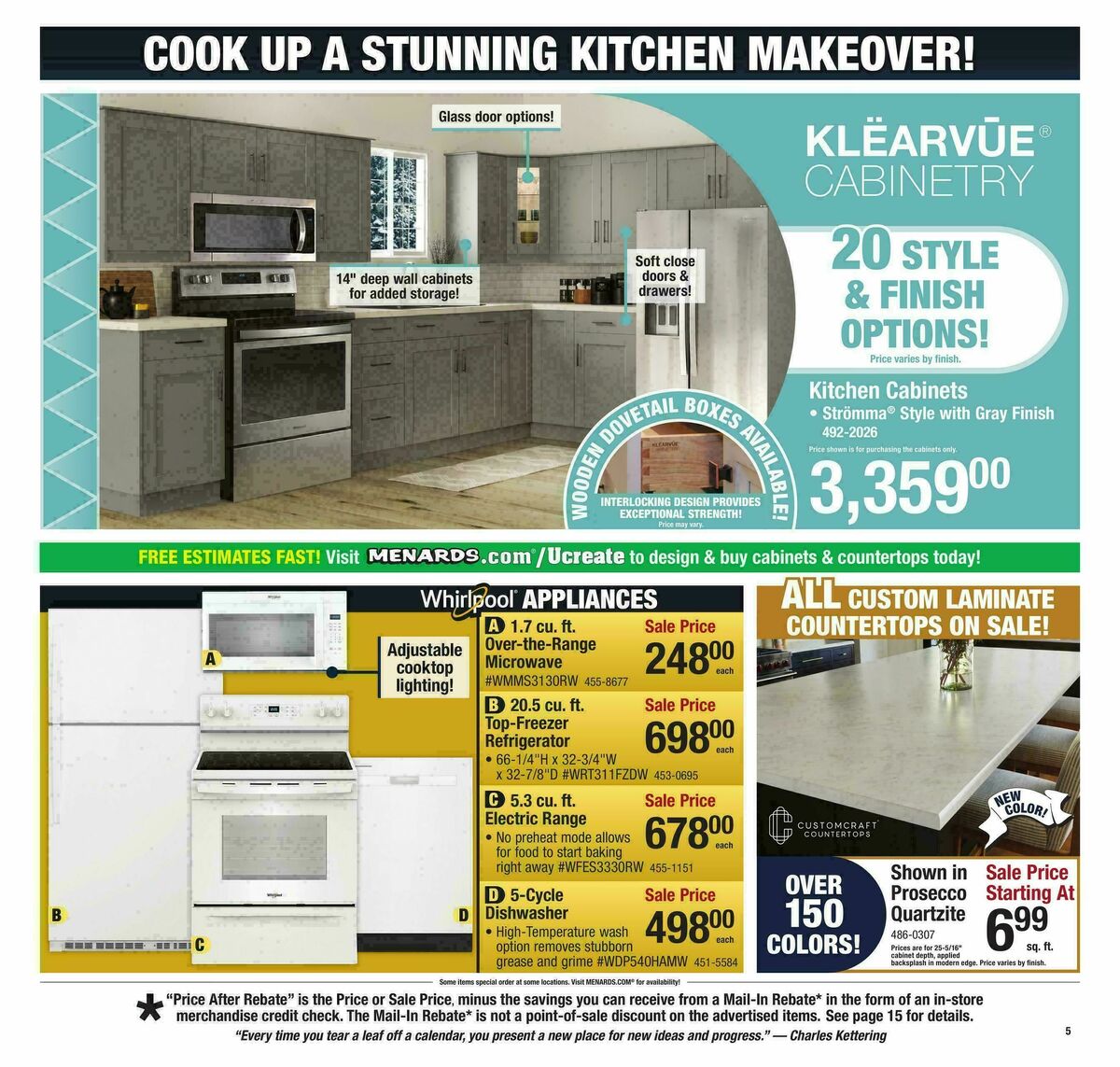 Menards Weekly Ad from December 31