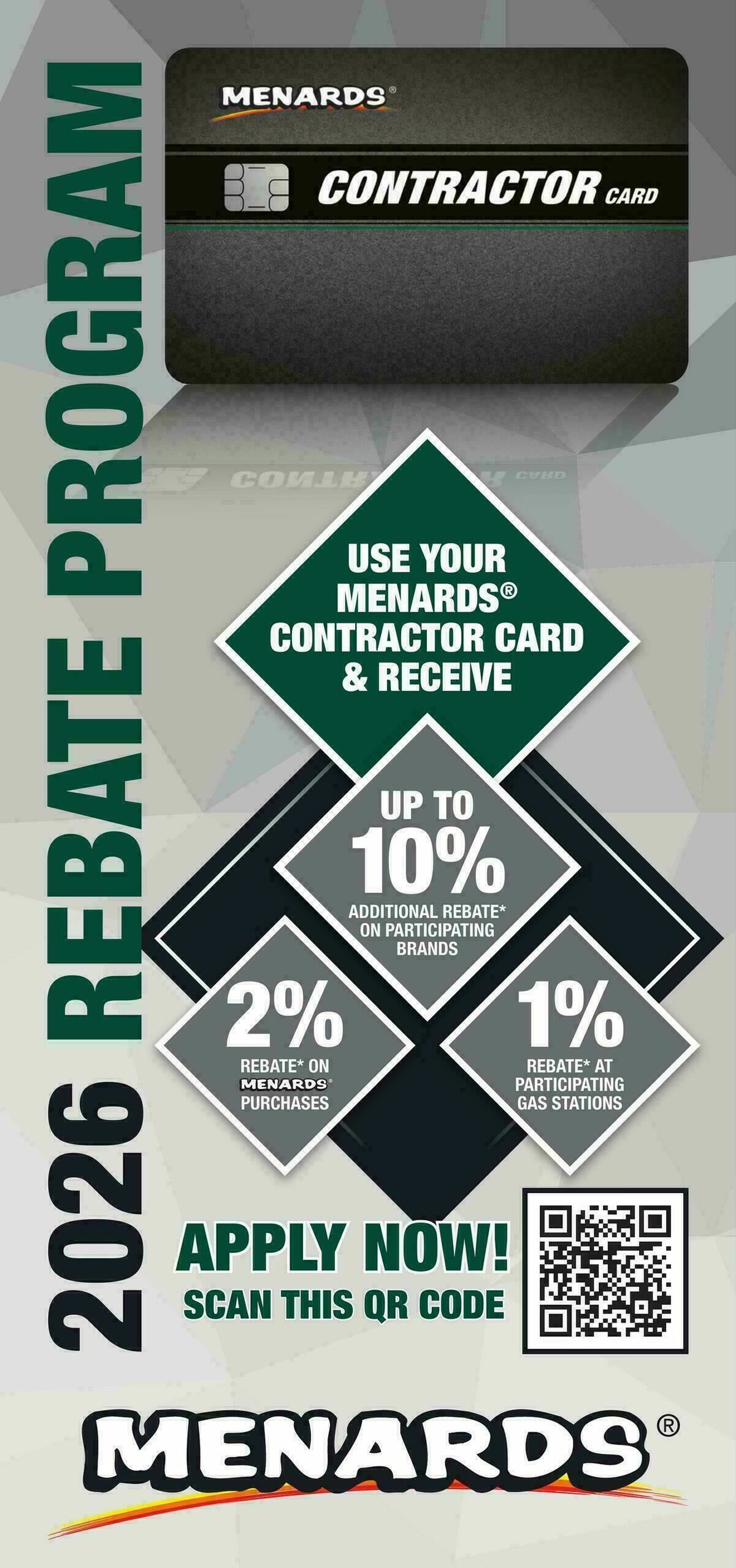 Menards Contractor Card Brochure Weekly Ad from January 1