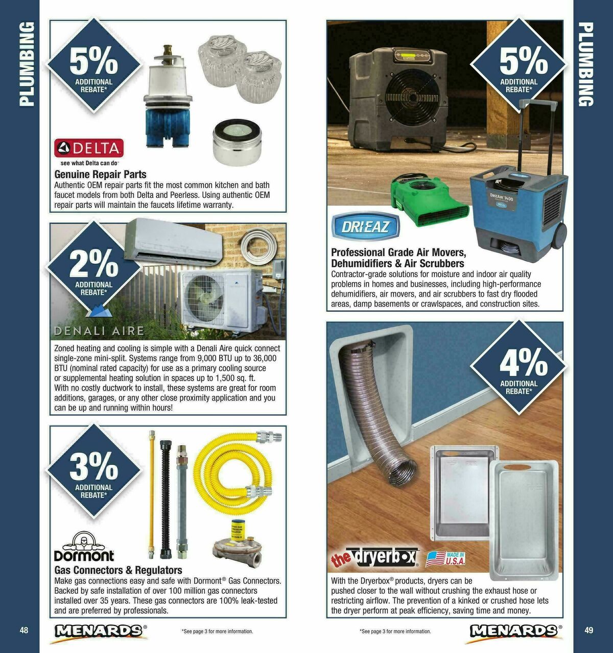 Menards Contractor Card Brochure Weekly Ad from January 1