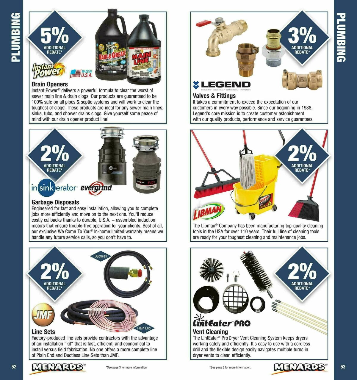 Menards Contractor Card Brochure Weekly Ad from January 1