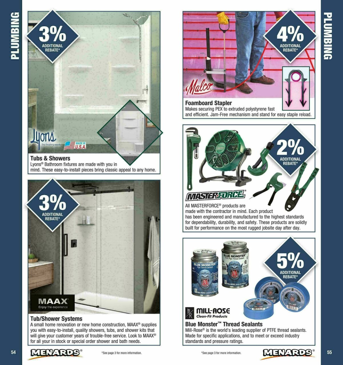 Menards Contractor Card Brochure Weekly Ad from January 1