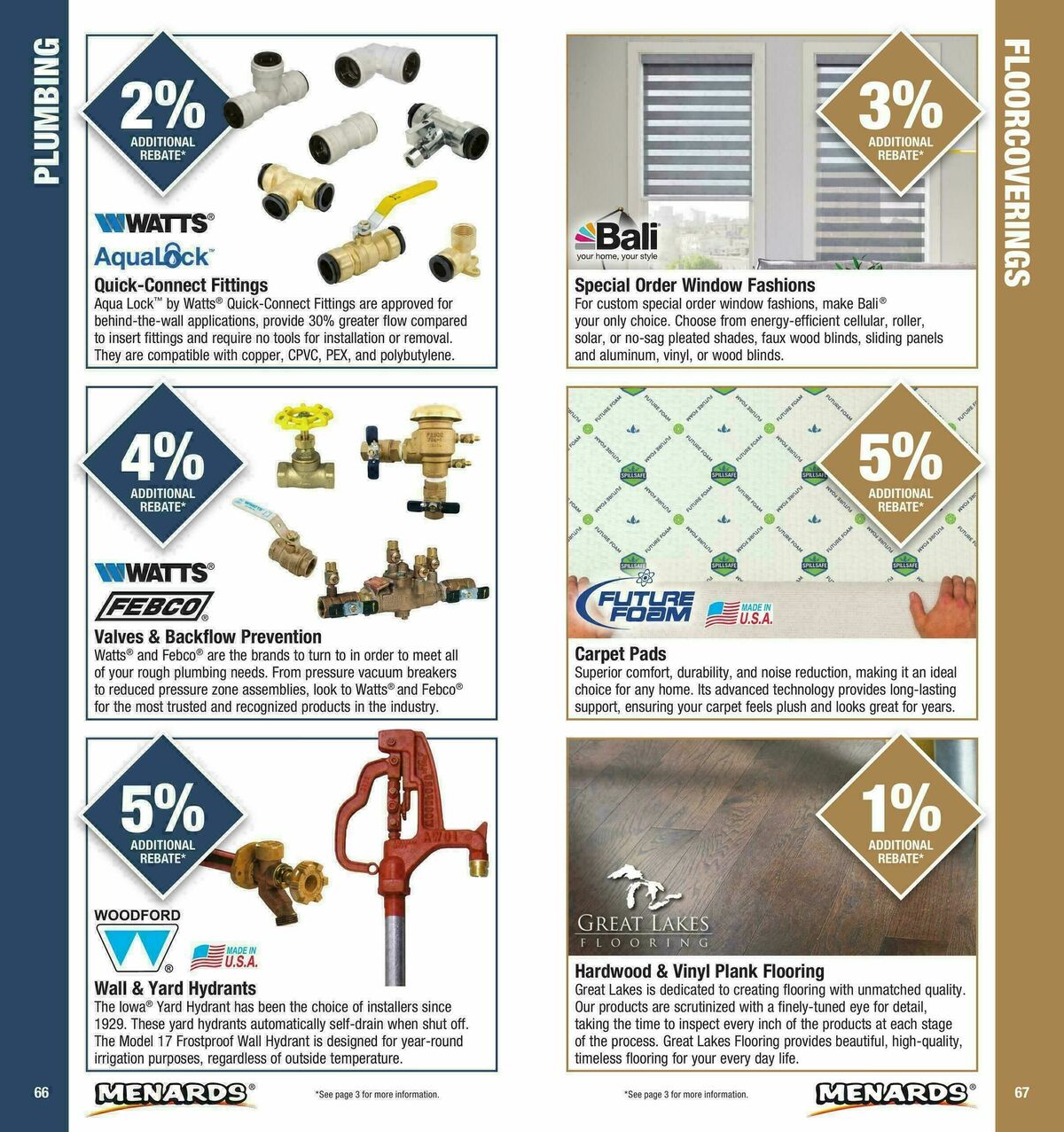 Menards Contractor Card Brochure Weekly Ad from January 1