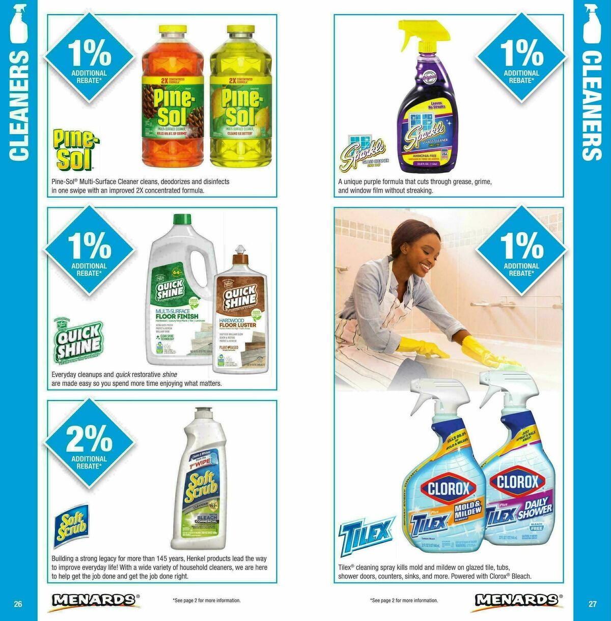 Menards Big Card Rebate Brochure Weekly Ad from January 1