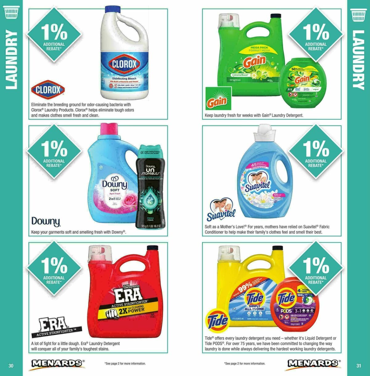 Menards Big Card Rebate Brochure Weekly Ad from January 1