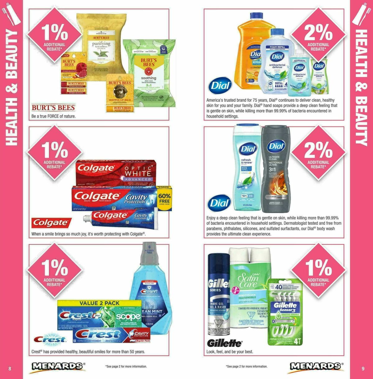 Menards Big Card Rebate Brochure Weekly Ad from January 1