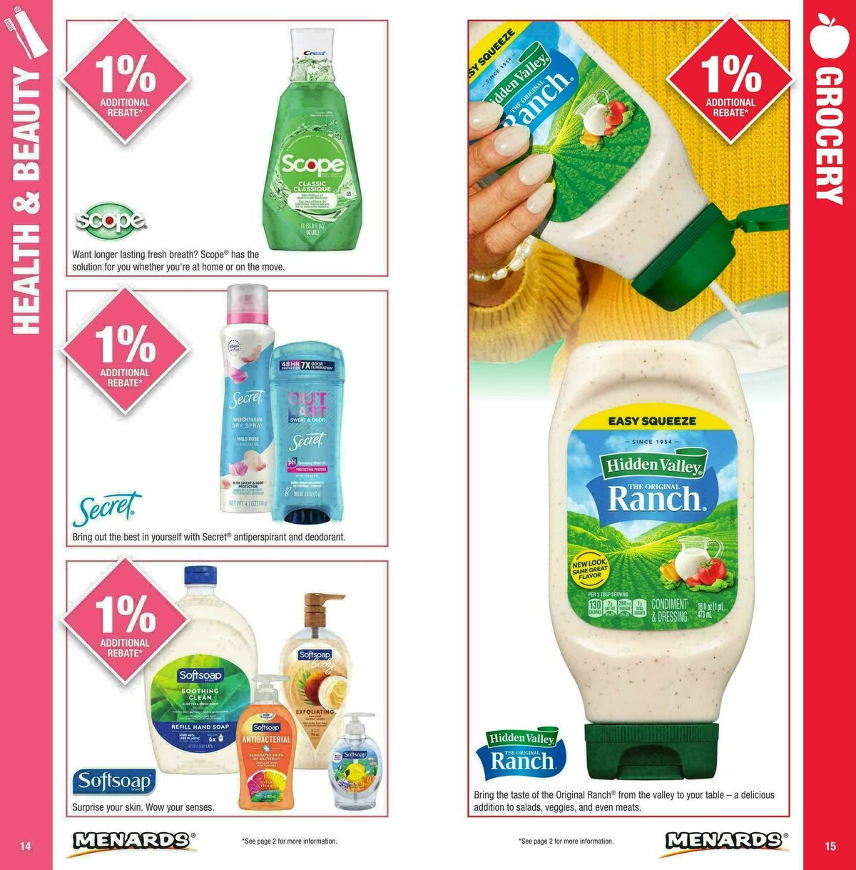 Menards Big Card Rebate Brochure Weekly Ad from January 1