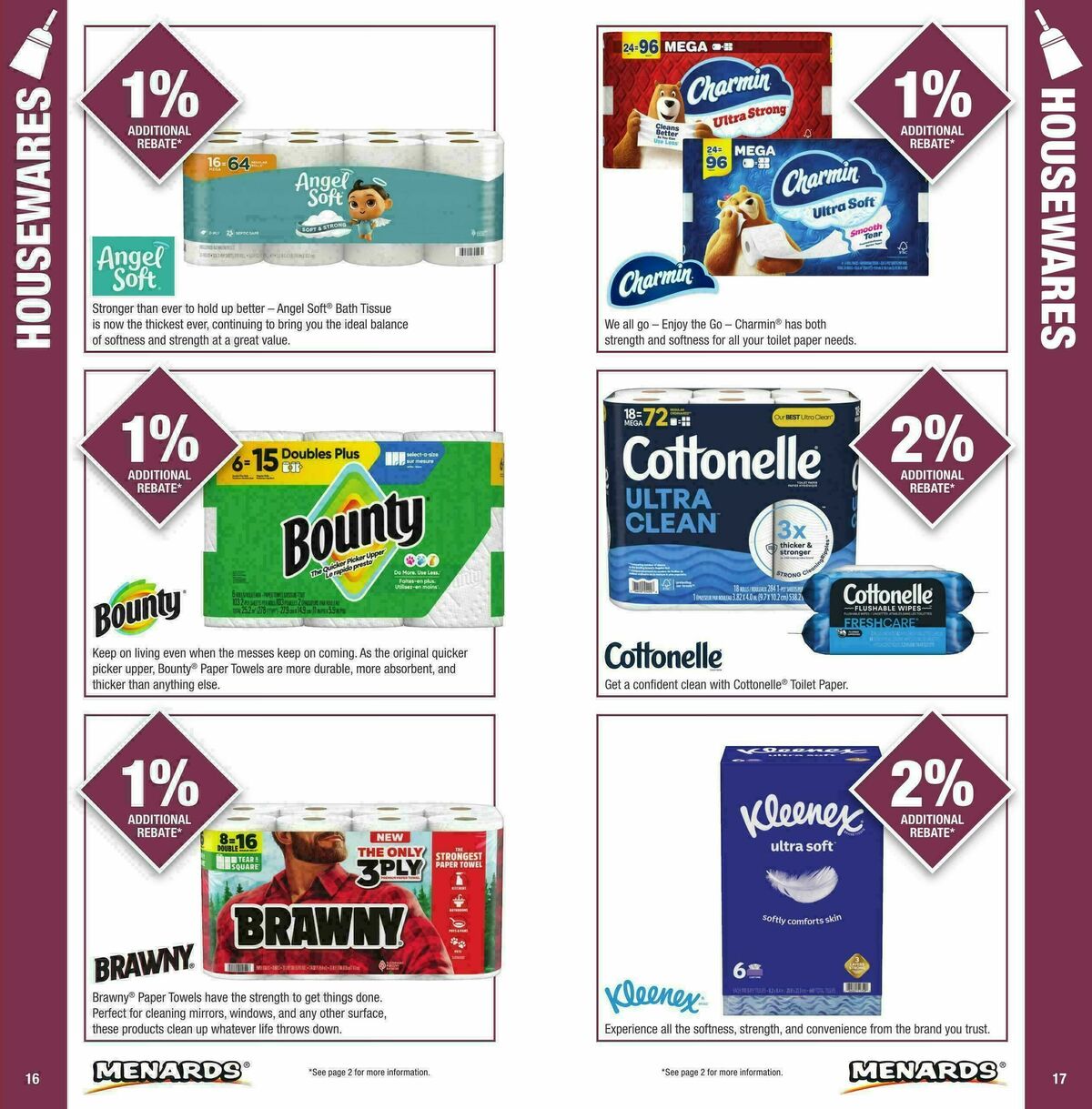 Menards Big Card Rebate Brochure Weekly Ad from January 1