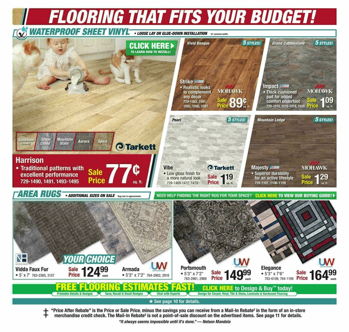 Menards Big Buys, Big Savings Sale Weekly Ad from January 14