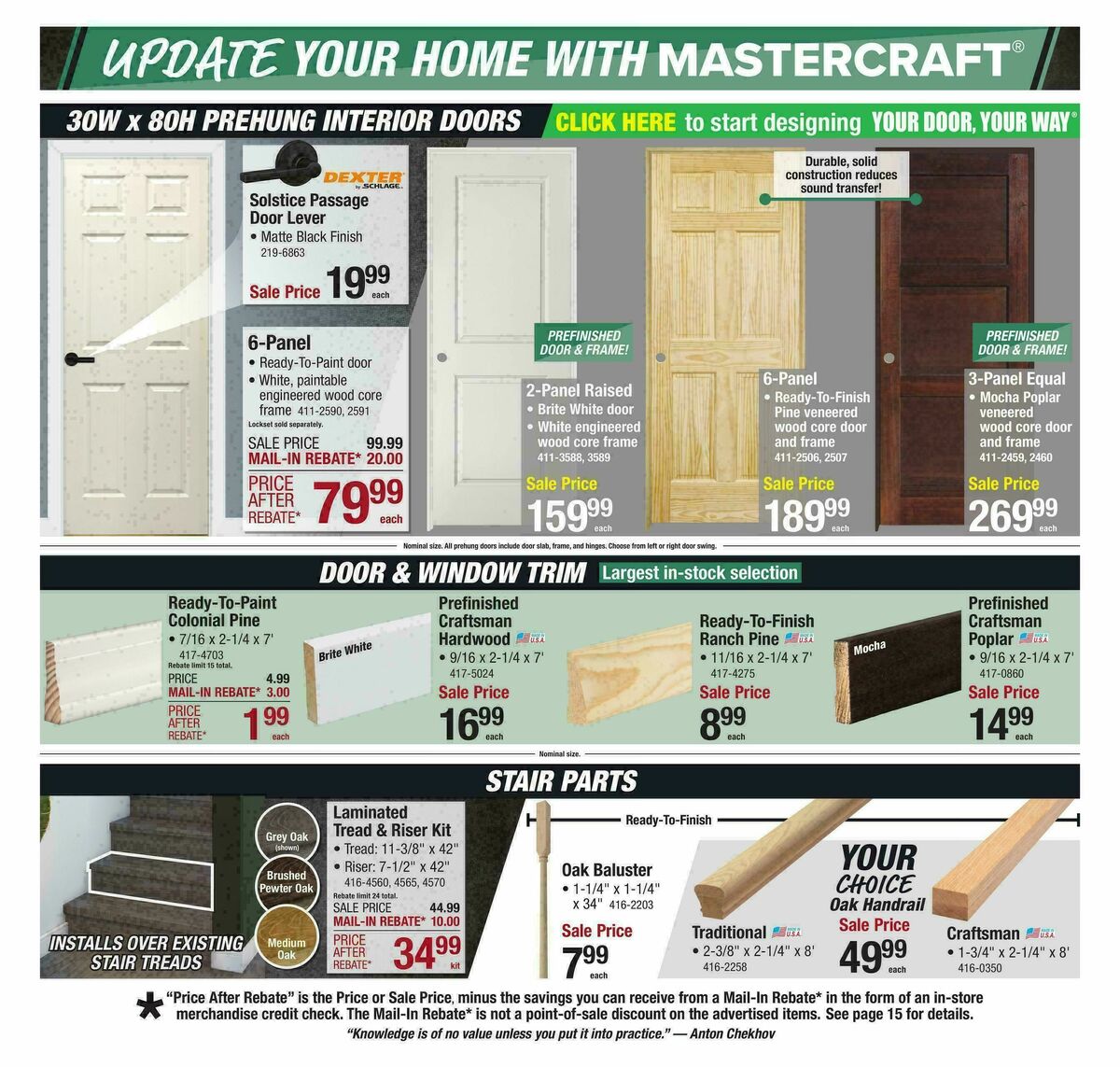 Menards Project Days Sale Weekly Ad from January 25