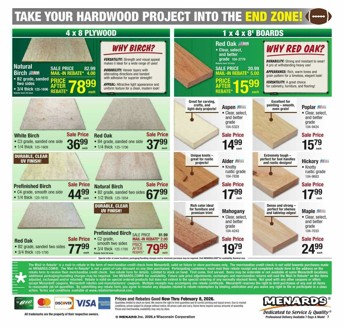 Menards Weekly Ad from January 28