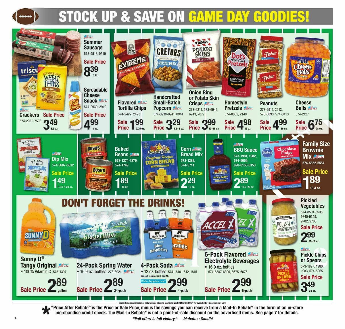 Menards Weekly Ad from January 28