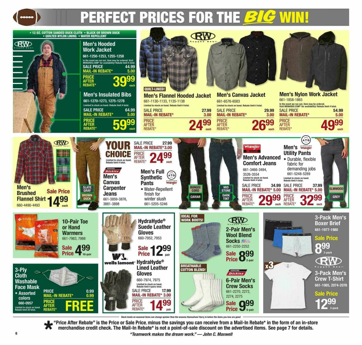Menards Weekly Ad from January 28