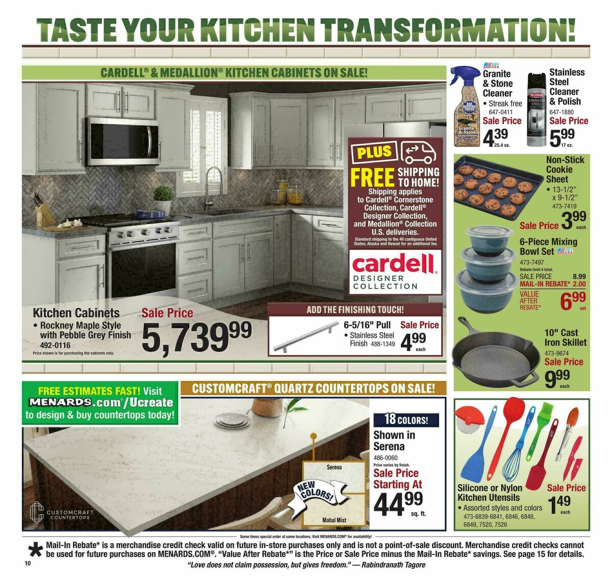 Menards Weekly Ad from February 4