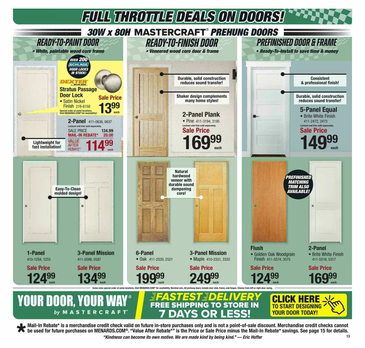 Menards Weekly Ad from February 4