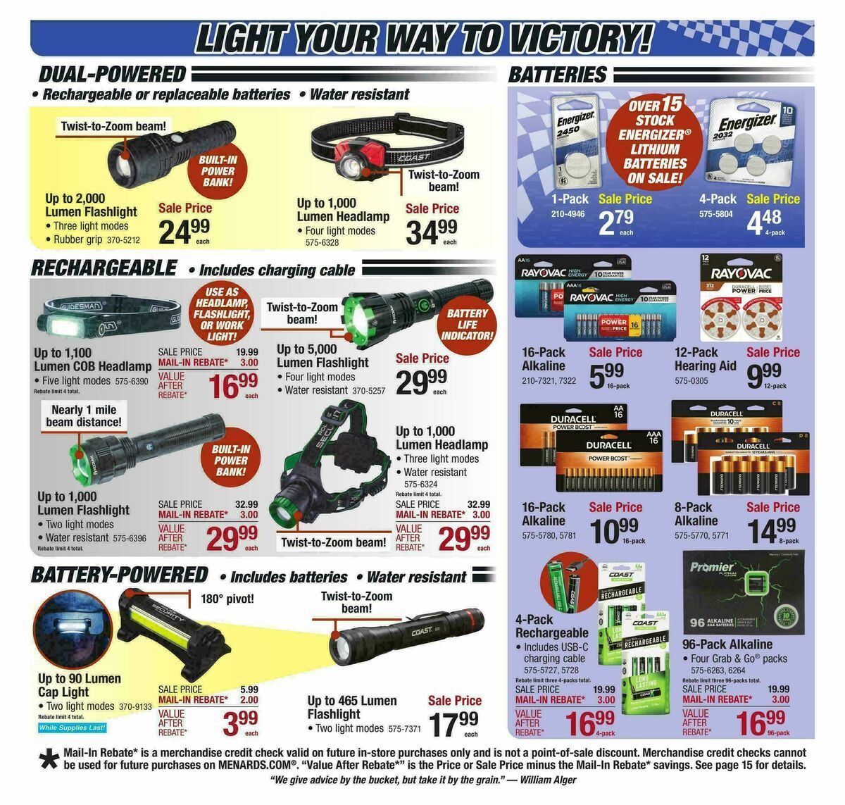Menards Weekly Ad from February 4