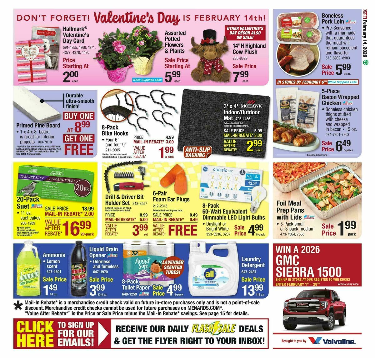 Menards Weekly Ad from February 4