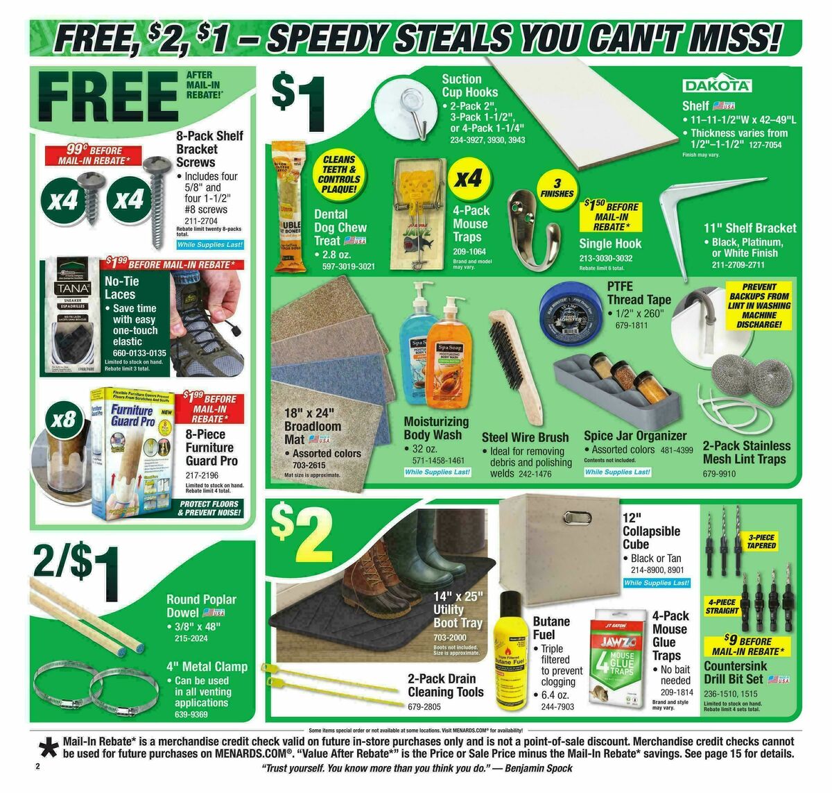 Menards Weekly Ad from February 4