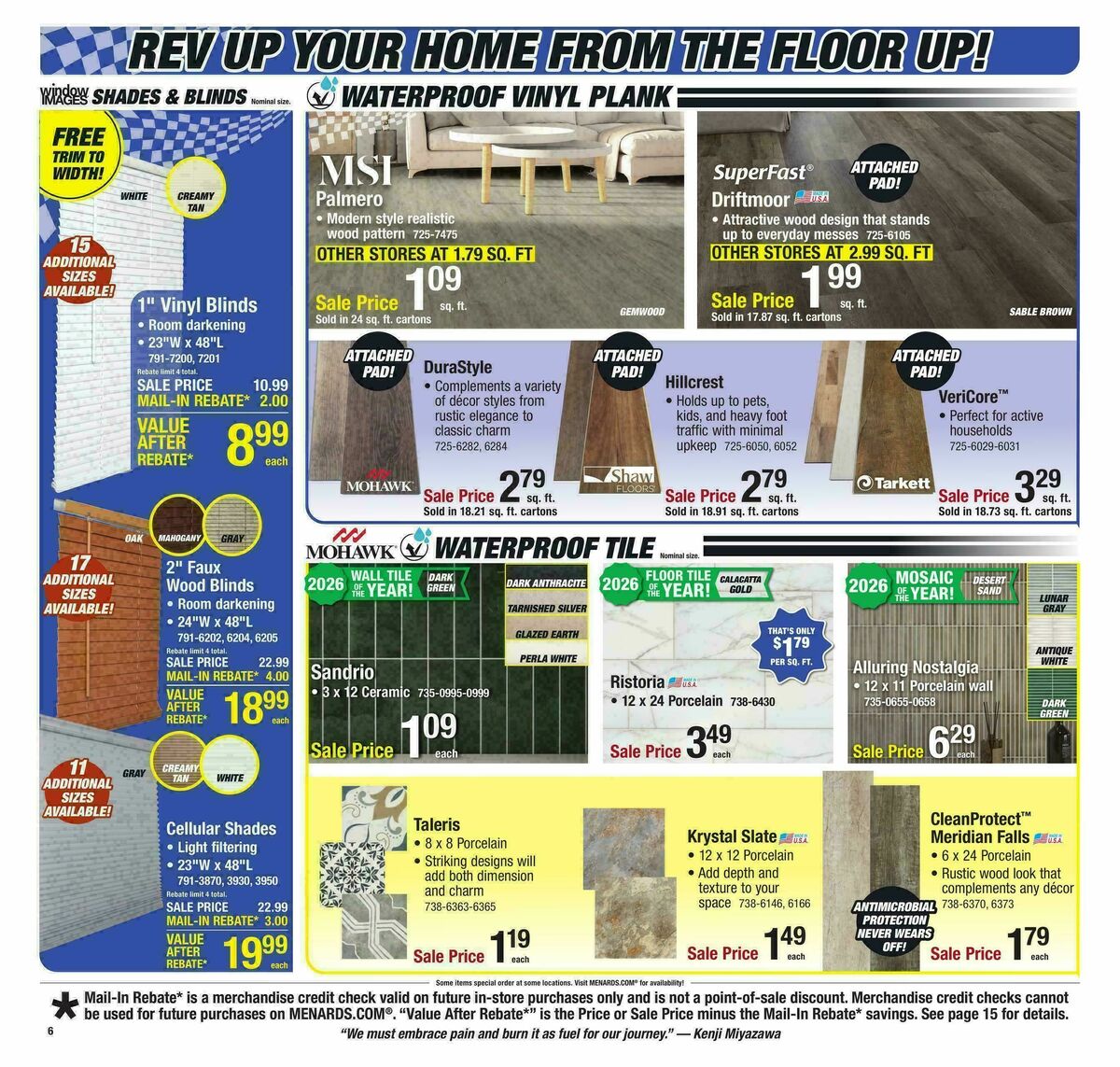 Menards Weekly Ad from February 4
