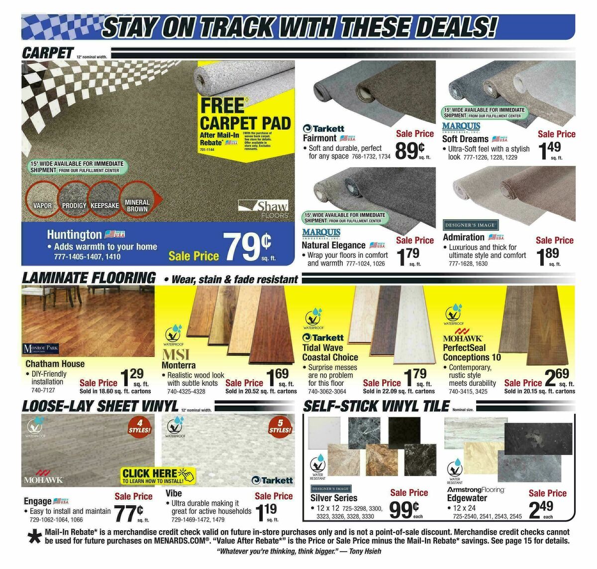 Menards Weekly Ad from February 4