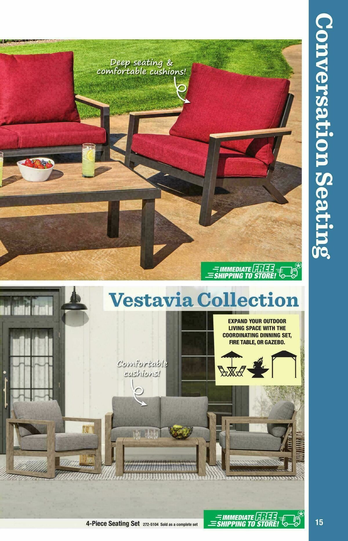 Menards Outdoor Living Catalog Weekly Ad from February 4