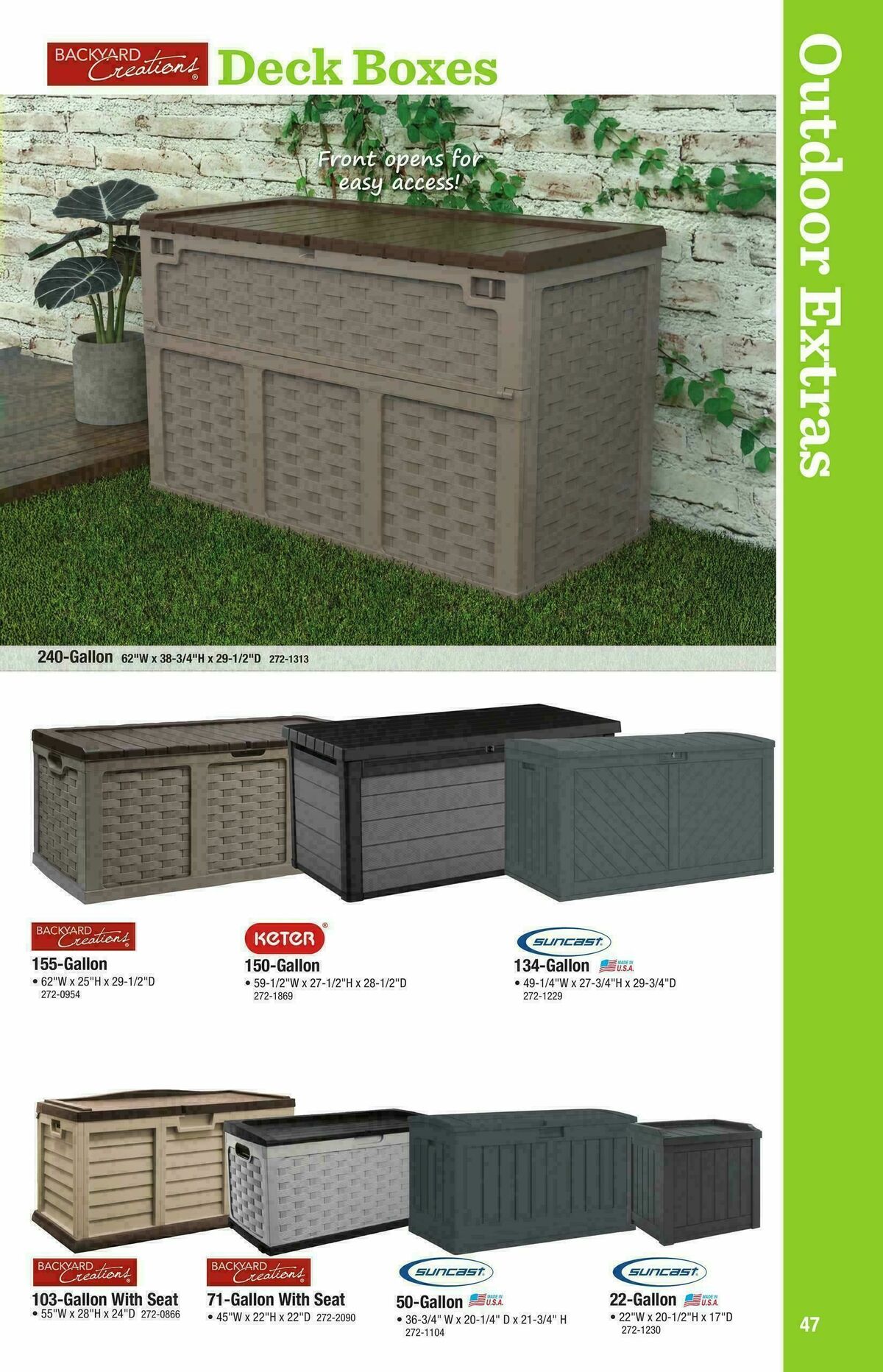 Menards Outdoor Living Catalog Weekly Ad from February 4