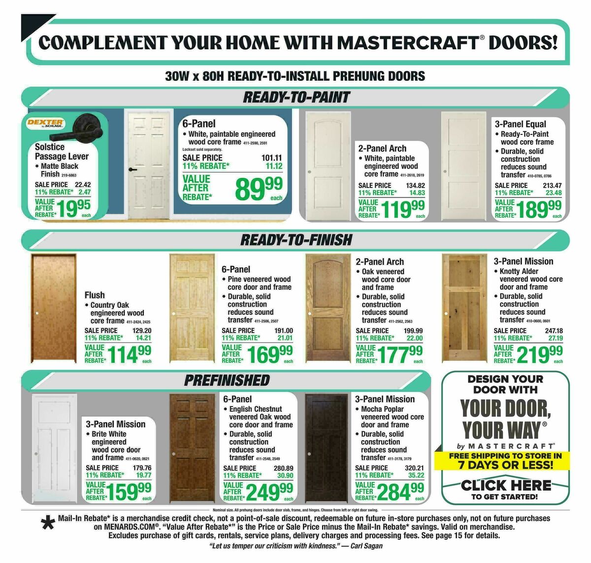 Menards Weekly Ad from February 15