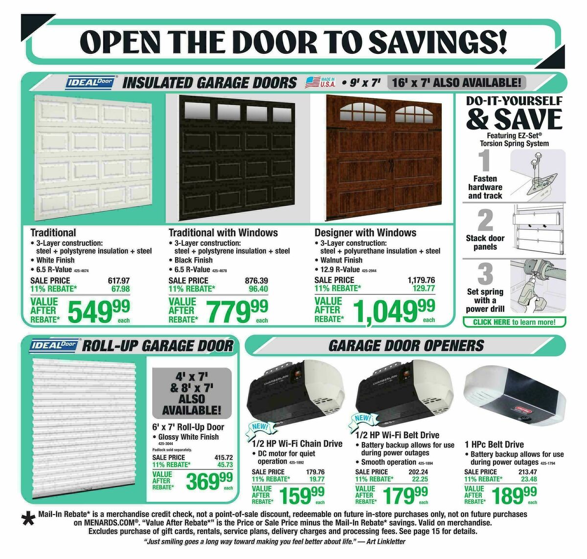Menards Weekly Ad from February 15