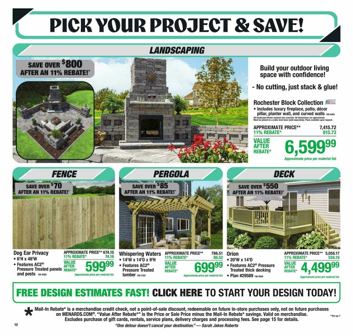 Menards Weekly Ad from February 15