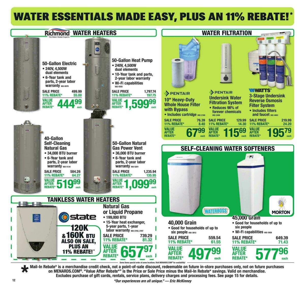 Menards Weekly Ad from February 15